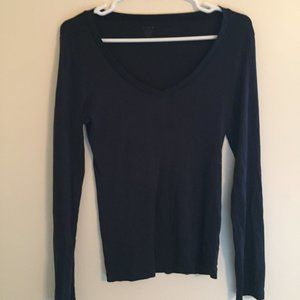 J.Crew Navy V-Neck Tee